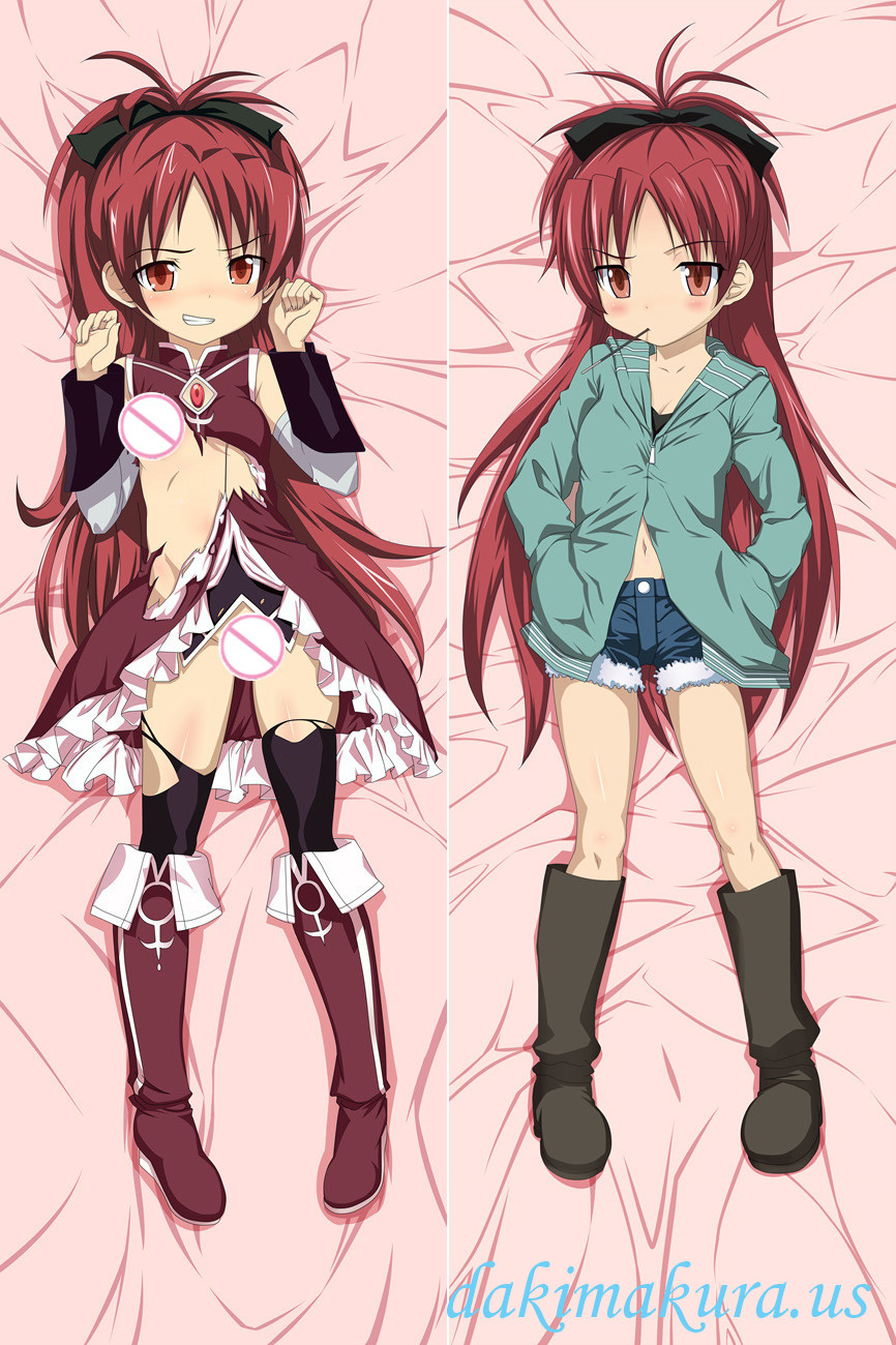 White Haired Girl & Puella Magi Madoka Magica Anime Dakimakura Japanese Hugging Body Pillow Cover